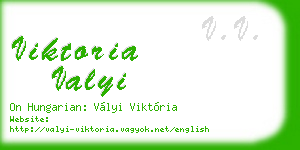 viktoria valyi business card